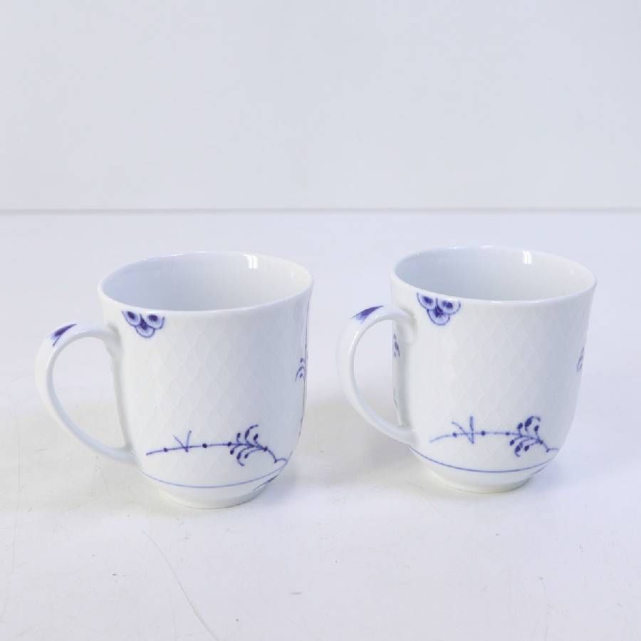 ロイヤルコペンハーゲン ブルーパルメッテ マグカップ 280ml ペア 2客