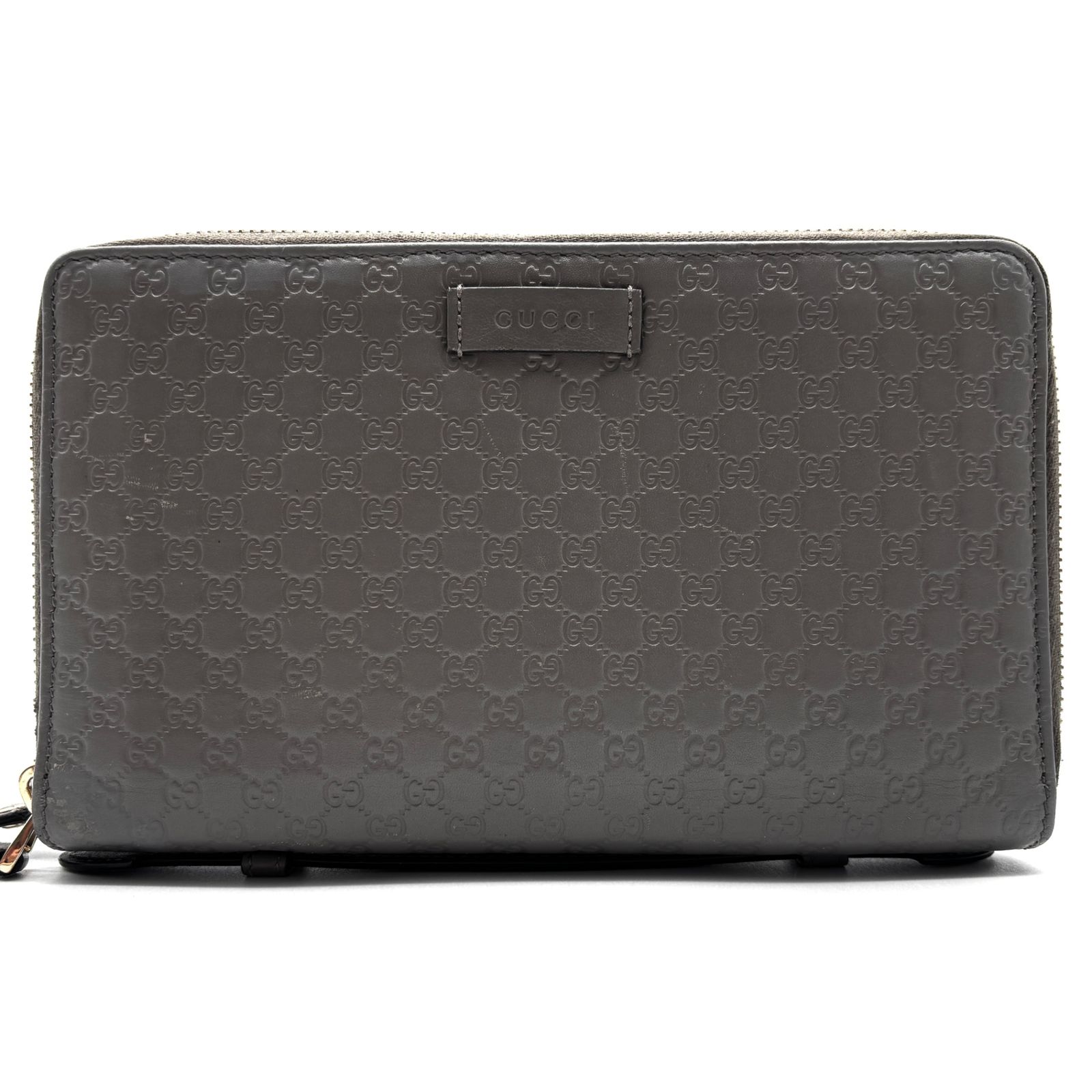 美品 GUCCI グッチ マイクロシマ トラベルケース 長財布