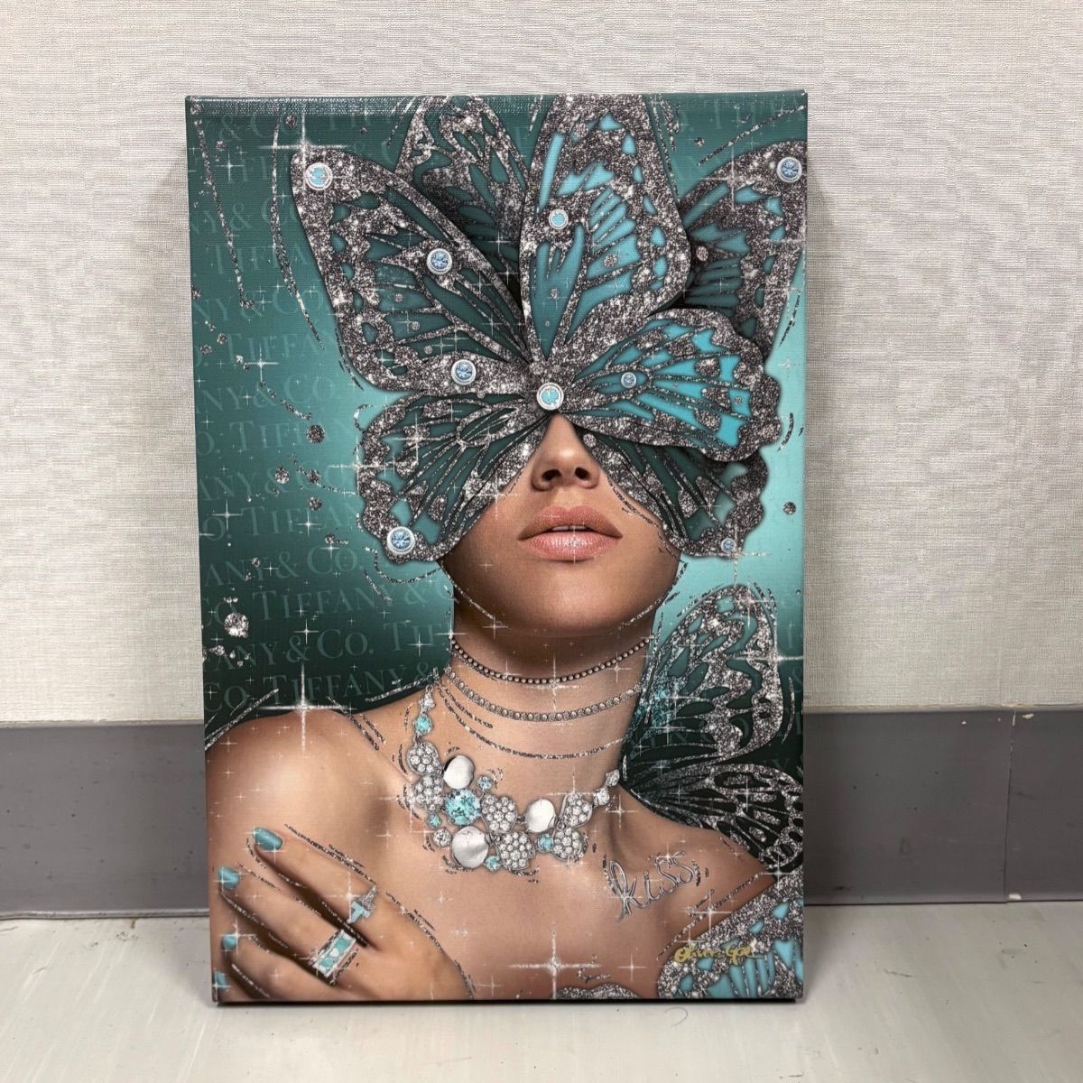 オリバーガル TIFFANY Tiffany & Co. アートボード バタフライ ブルー