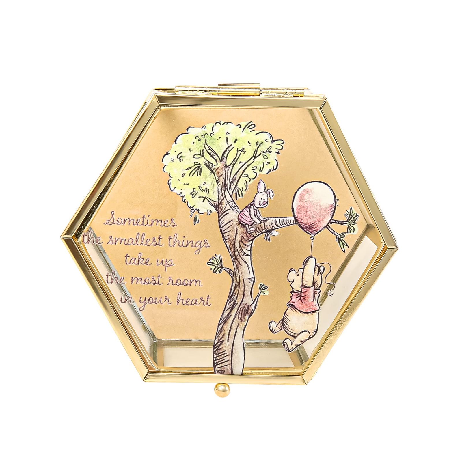 ディズニー くまのプーさん ジュエリーボックス - ガラスジュエリー