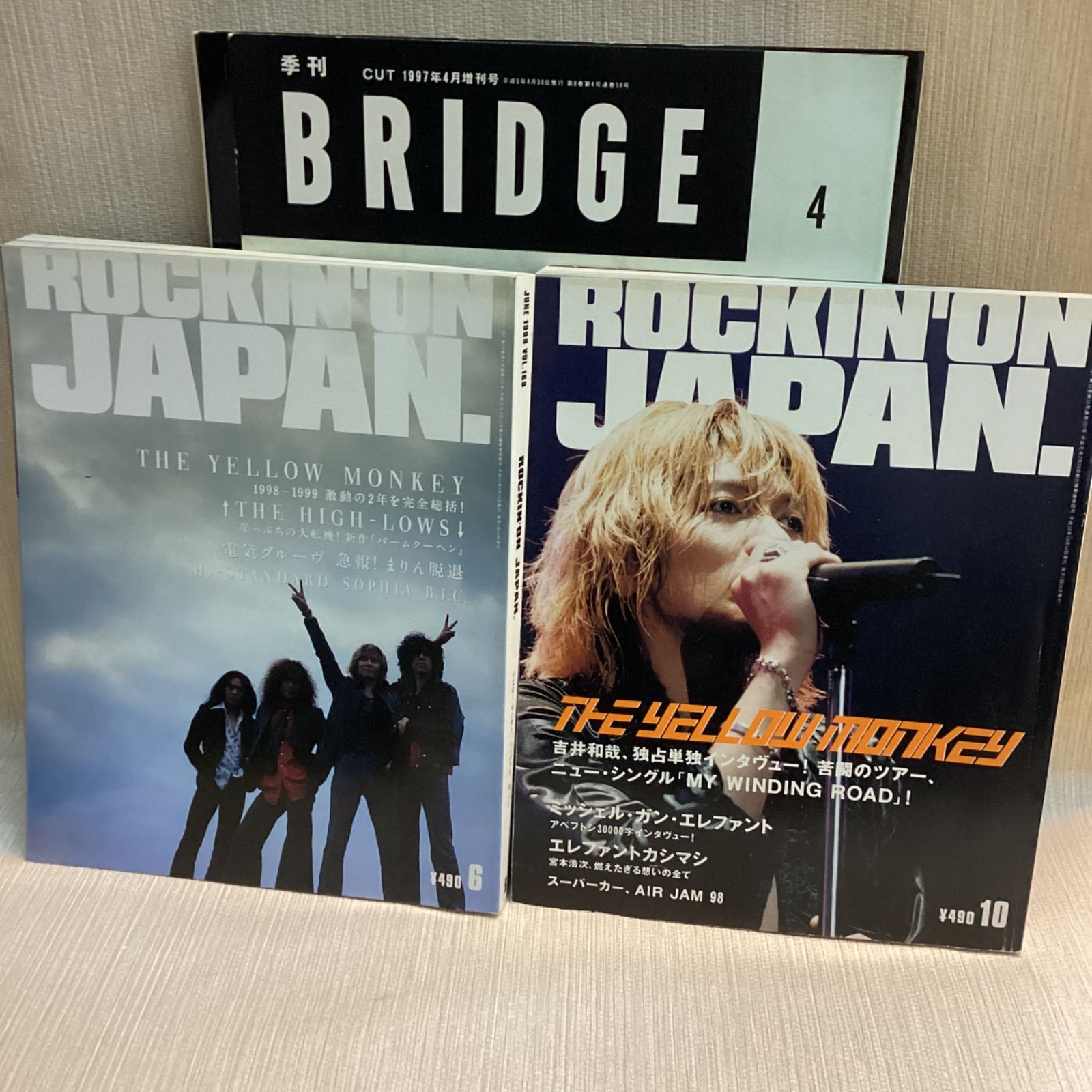 ザ・イエローモンキー 写真集、ツアーパンフレット、掲載雑誌27冊