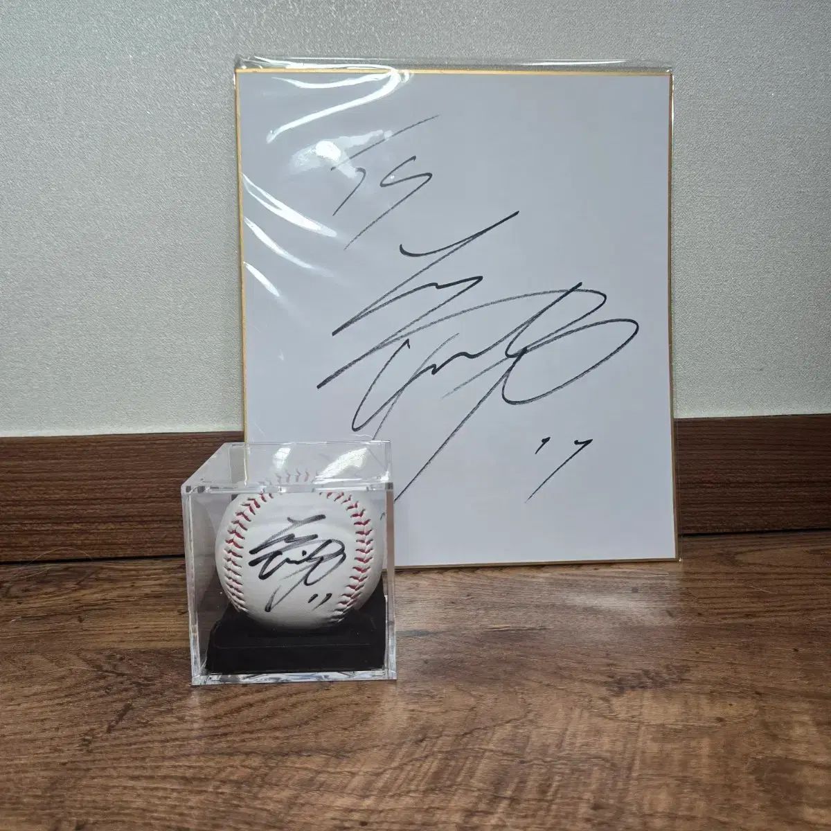 MLB LAドジャース 大谷 選手 サイン入りサインボール サインセット