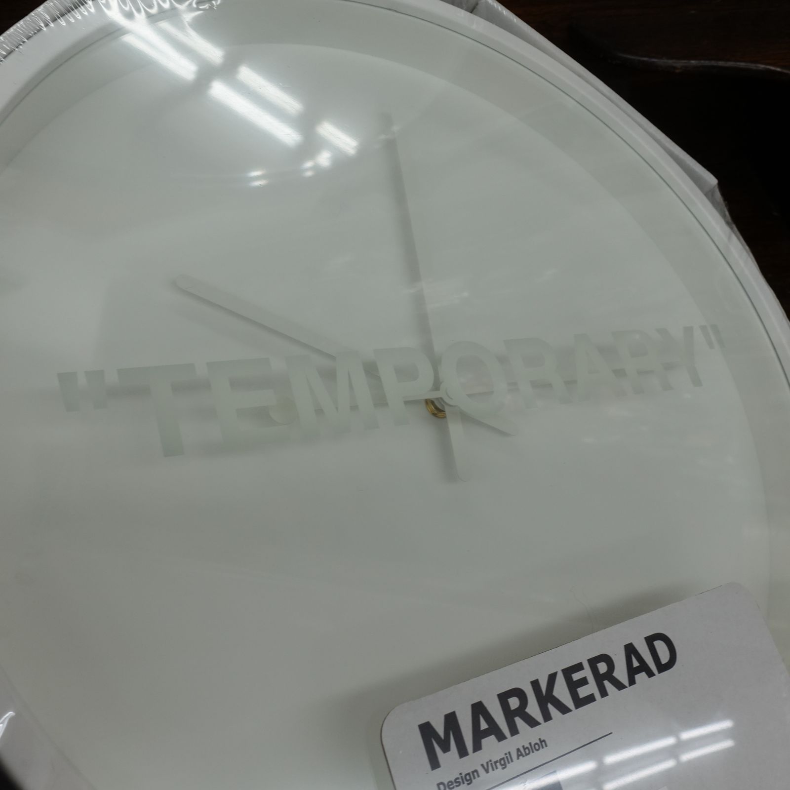 インテリア時計 Virgil Abloh IKEA MARKERAD Wall Clock Virgil Abloh x IKEA MARKERAD Wall Clock - Russell Brightwell