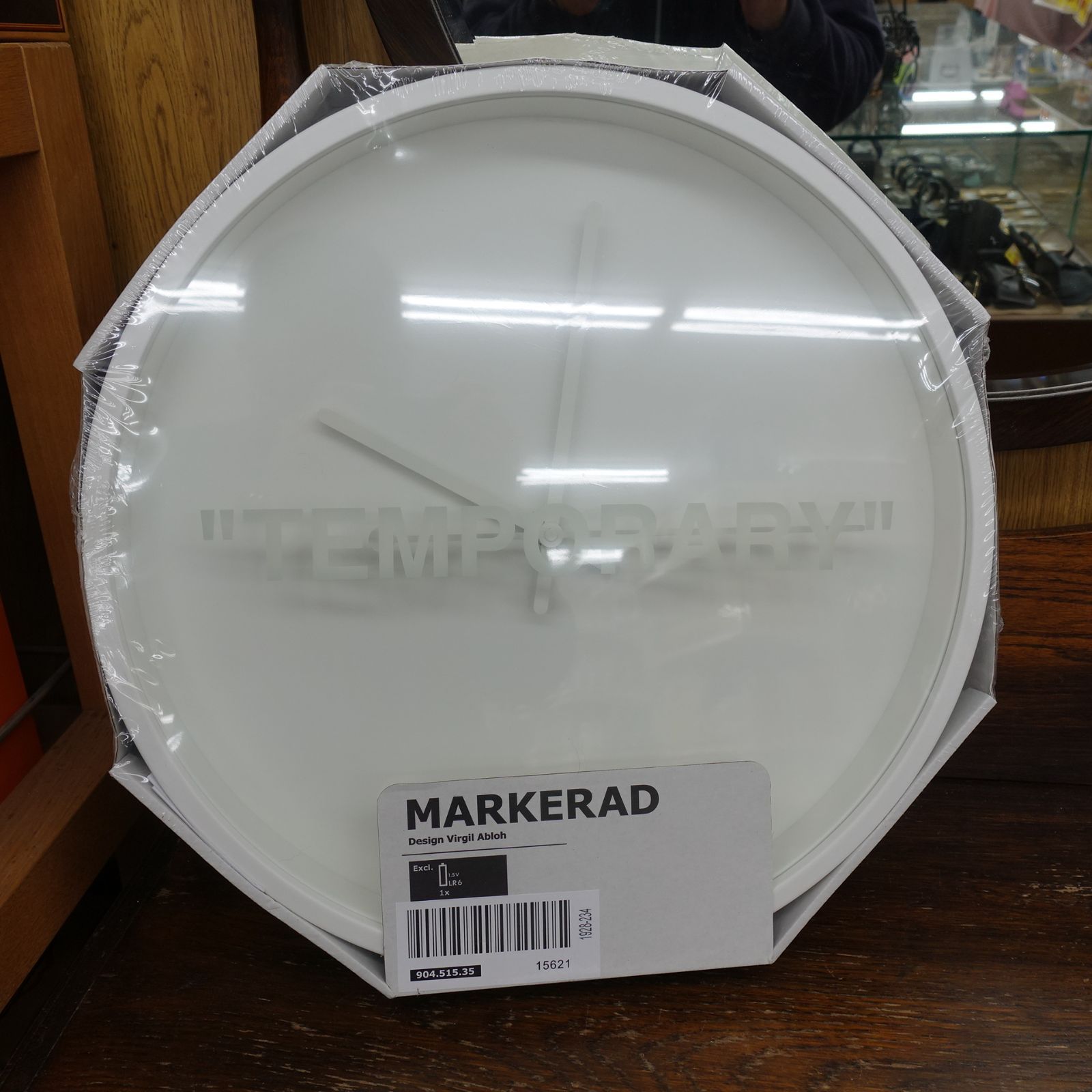 インテリア時計 Virgil Abloh IKEA MARKERAD Wall Clock Virgil Abloh x IKEA MARKERAD Wall Clock - Russell Brightwell