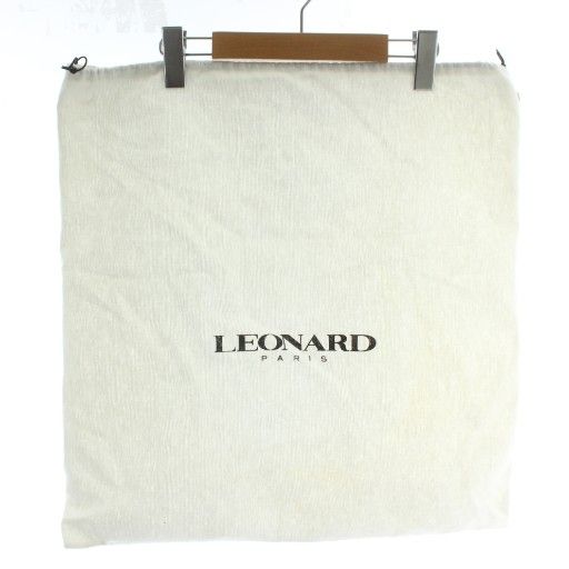 レオナール LEONARD ハンドバッグ トート レザー Wファスナー ロゴ