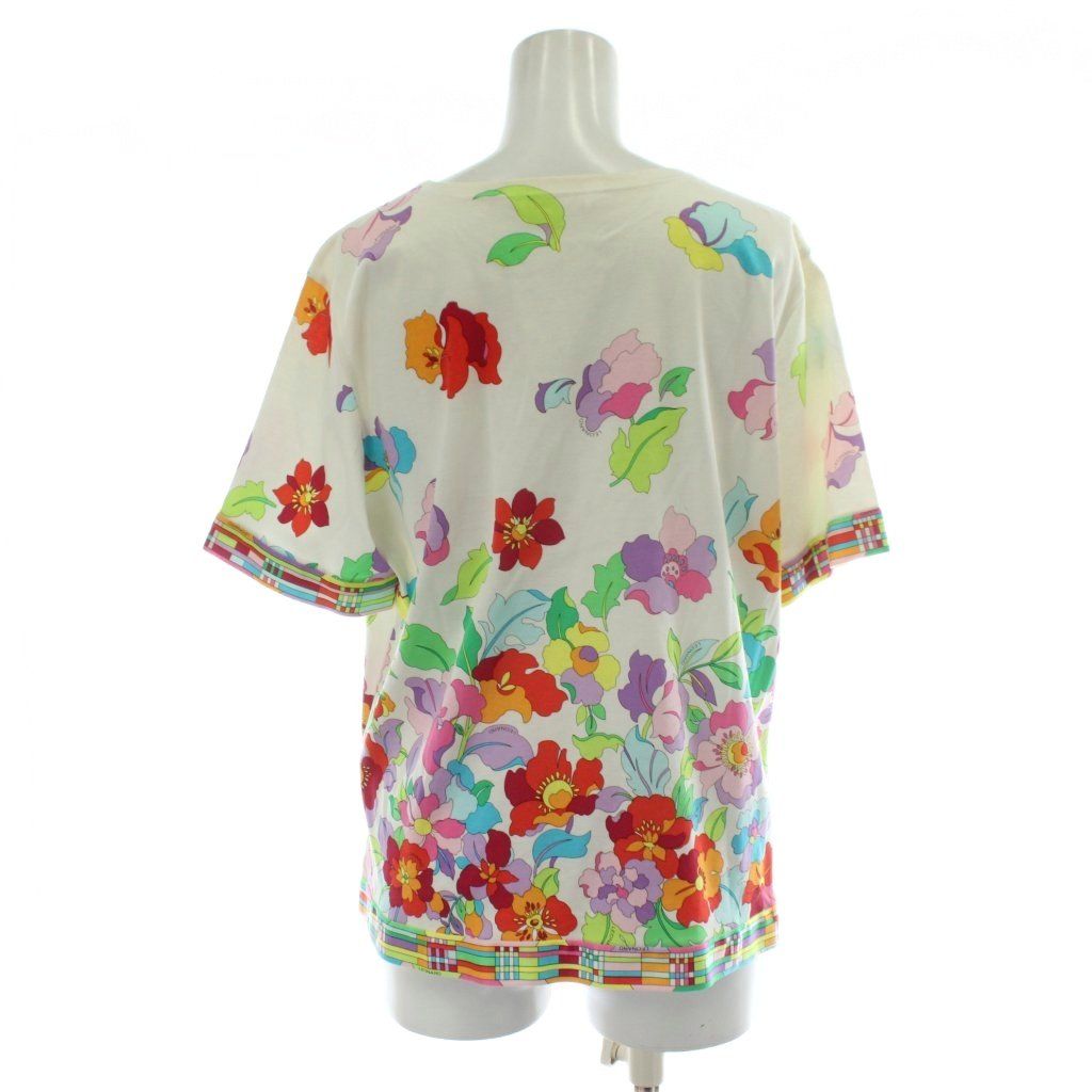 レオナールスポーツ LEONARD SPORT カットソー Tシャツ 半袖 絹 シルク