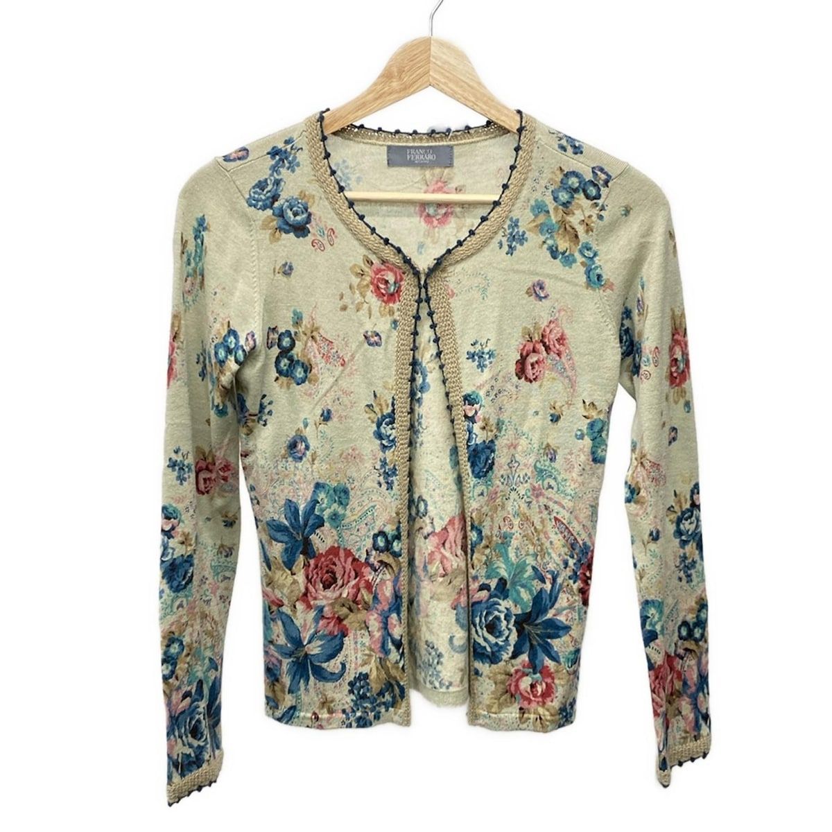 フランコフェラーロ　カーディガン FRANCO FERRARO(フランコフェラーロ) カーディガン サイズ2 M