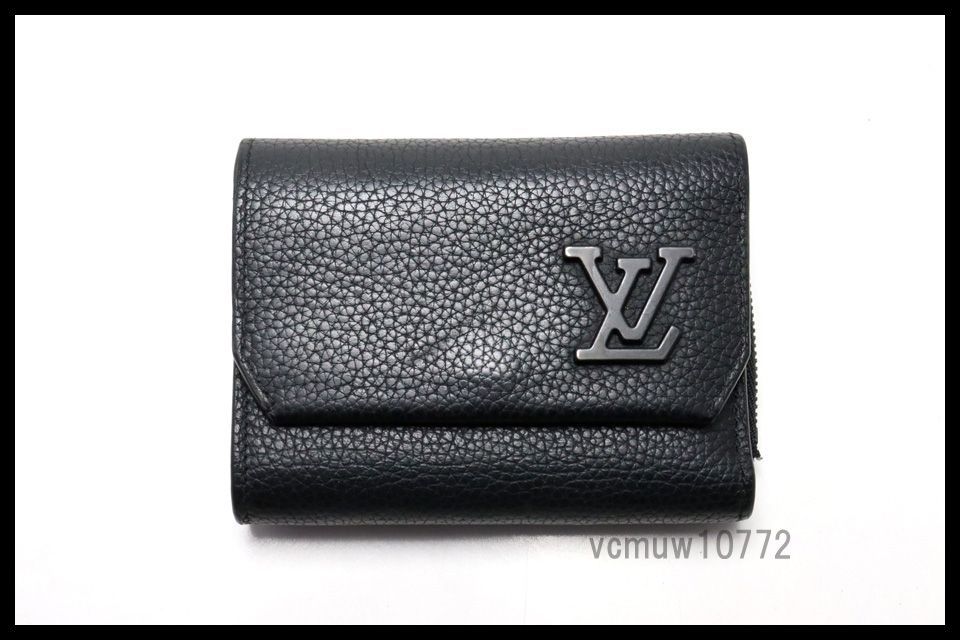 LOUIS VUITTON LVアエログラム ポルトフォイユパイロットコンパクト レザー 3つ折り財布 ルイヴィトン 1127 cd 005727