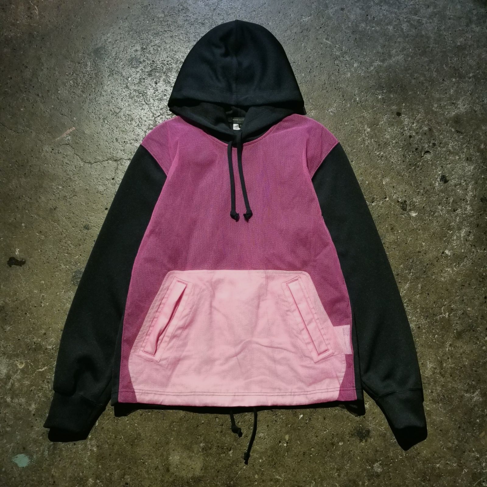 COMME des GARCONS HOMME PLUS 25ss チュール切替エステルパーカー S