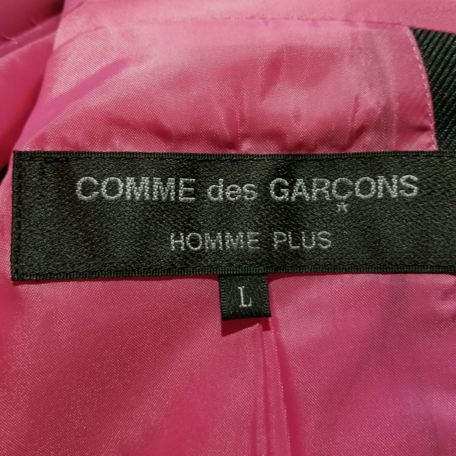COMME des GARCONS HOMME PLUS 25ss ウールギャバ フリルデザイン