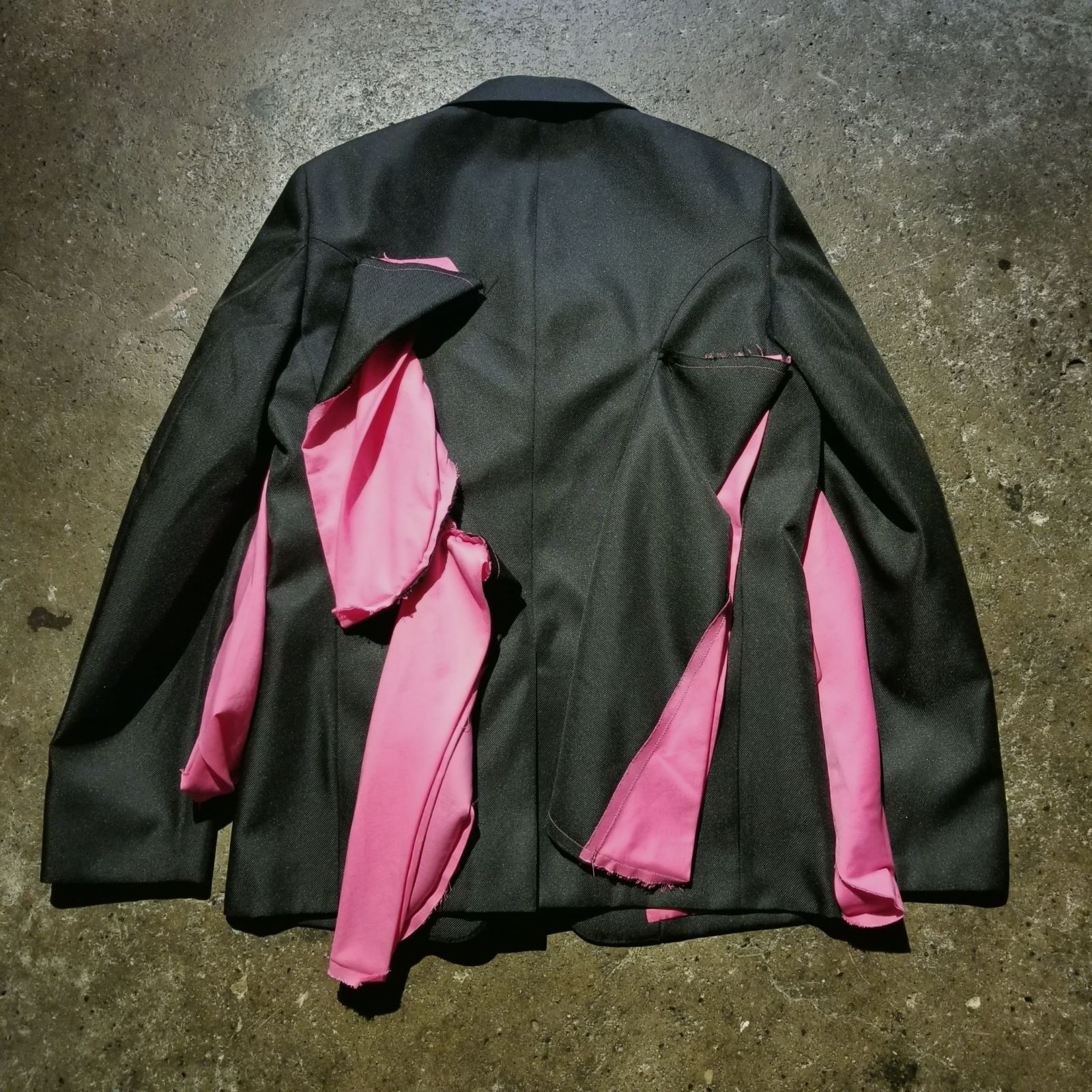 COMME des GARCONS HOMME PLUS 25ss エステルツイル フリルデザイン