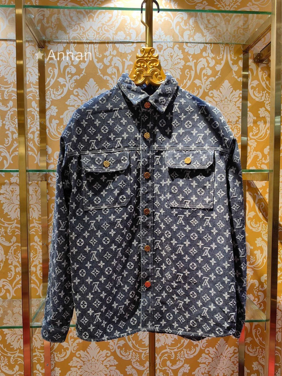 新品 LOUISVUITTON ルイヴィトン メンズ モノグラム デニムジャケット