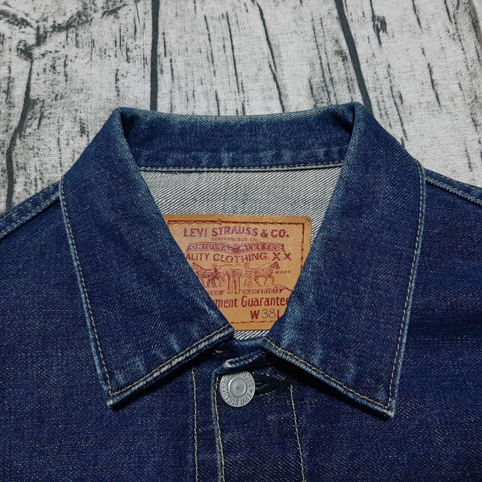 size 38】96年製 LEVI'S 507XX セカンド 2nd レザーパッチ 日本製 MADE