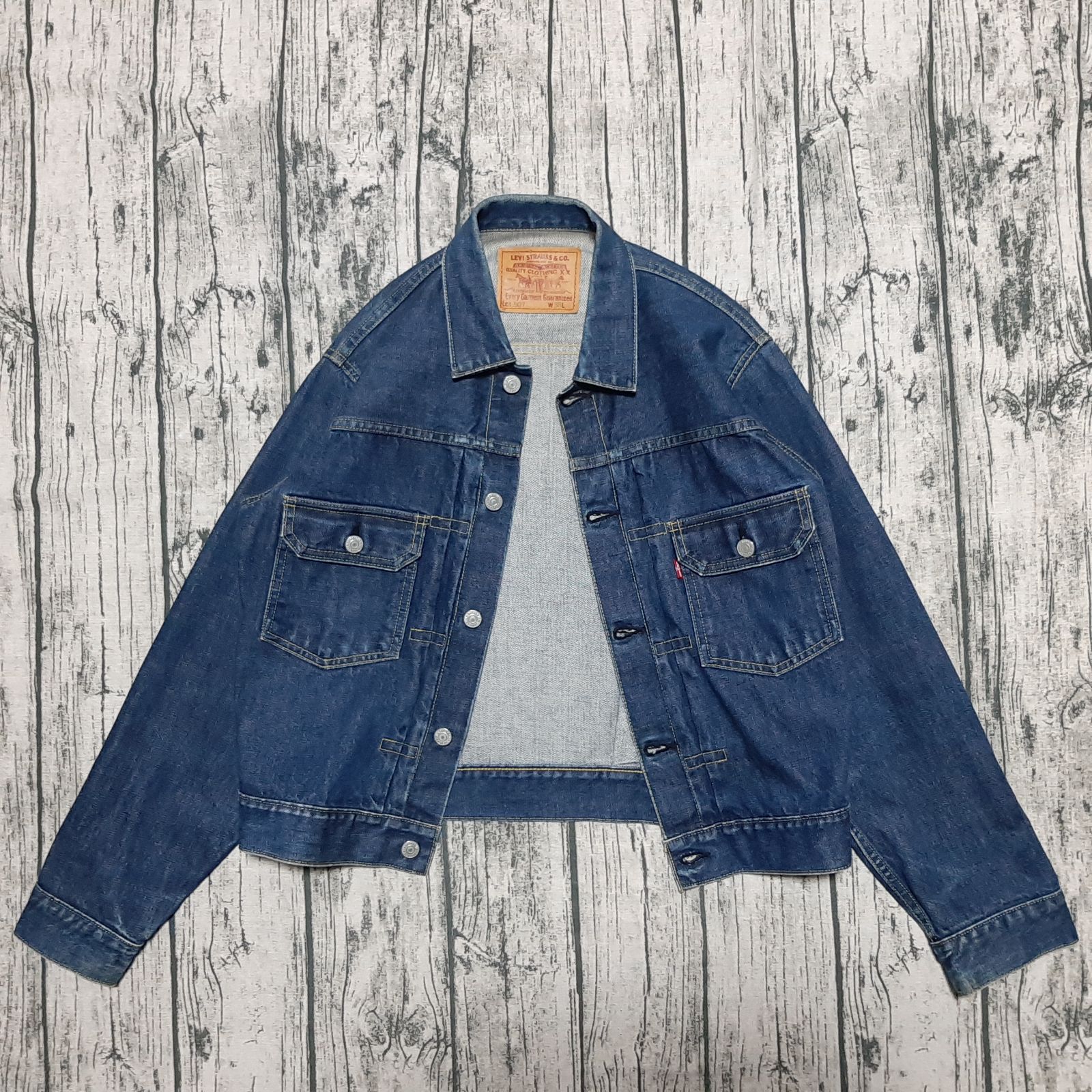 size 38】96年製 LEVI'S 507XX セカンド 2nd レザーパッチ 日本製 MADE