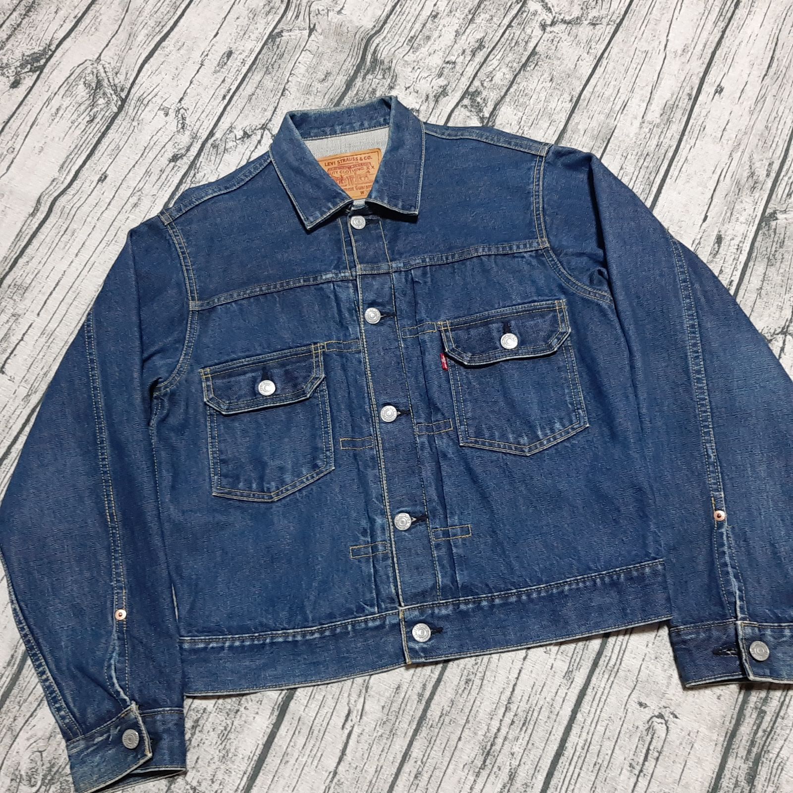 size 38】96年製 LEVI'S 507XX セカンド 2nd レザーパッチ 日本製 MADE