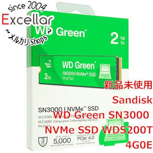 bn 12 SANDISK WD Green SN 3000 NVMe SSD 2 TB