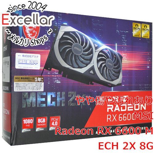 bn 2 MSI製グラボ Radeon RX 6600 MECH X 8 G PCIExp GB 元箱あり