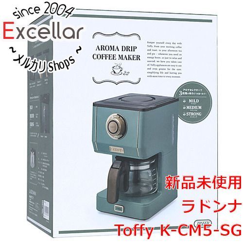 bn 14 ラドンナ アロマドリップコーヒーメーカー Toffy K CM 5 SG SLATE GREEN