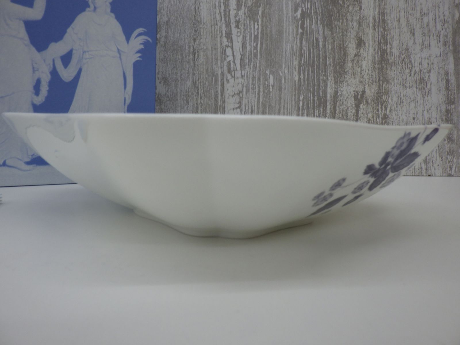 ウェッジウッド WEDGWOOD ストロベリー ブルーム インディゴ スクエア