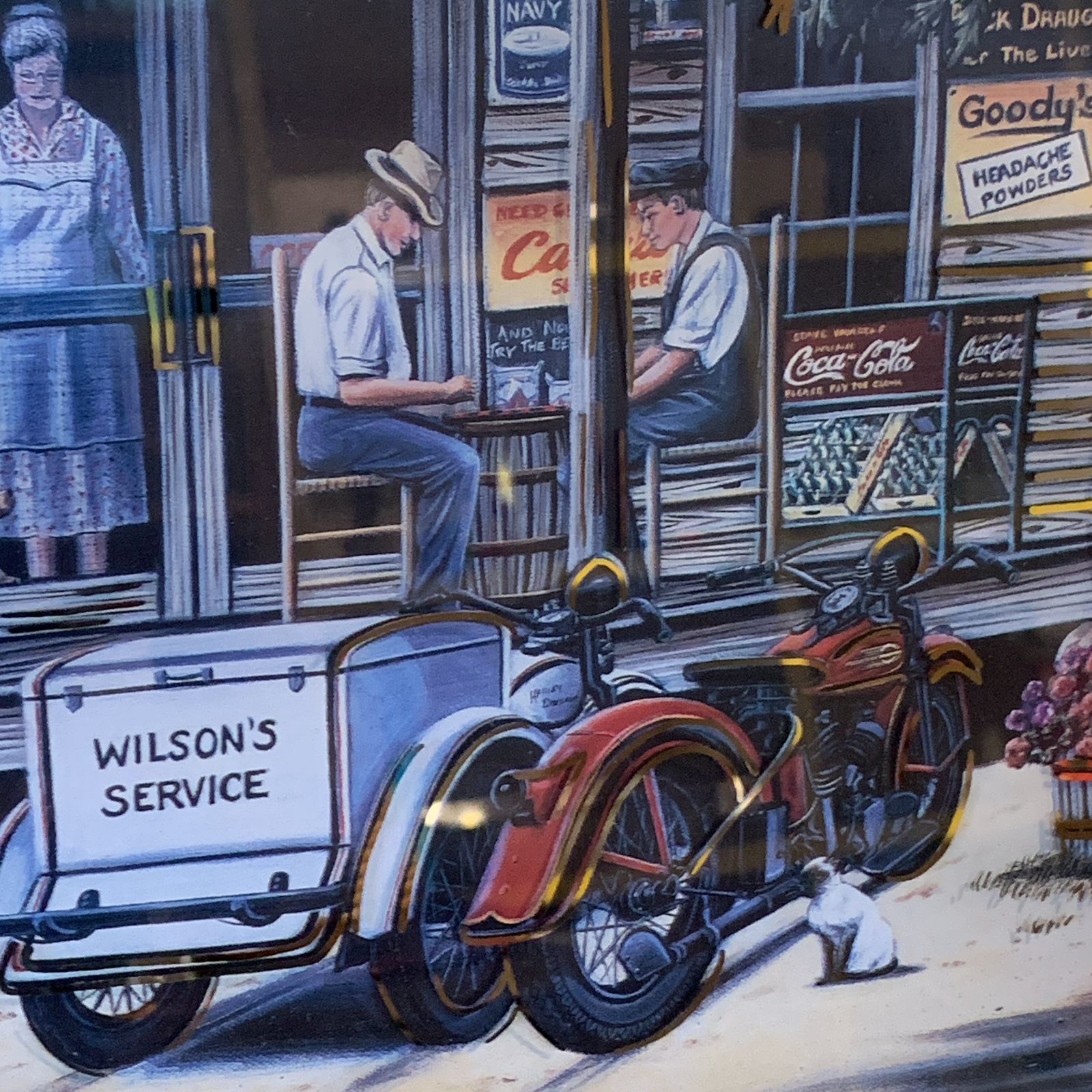 コカ・コーラ パブミラー 鏡 旧車デザイン アメリカン雑貨 インテリア