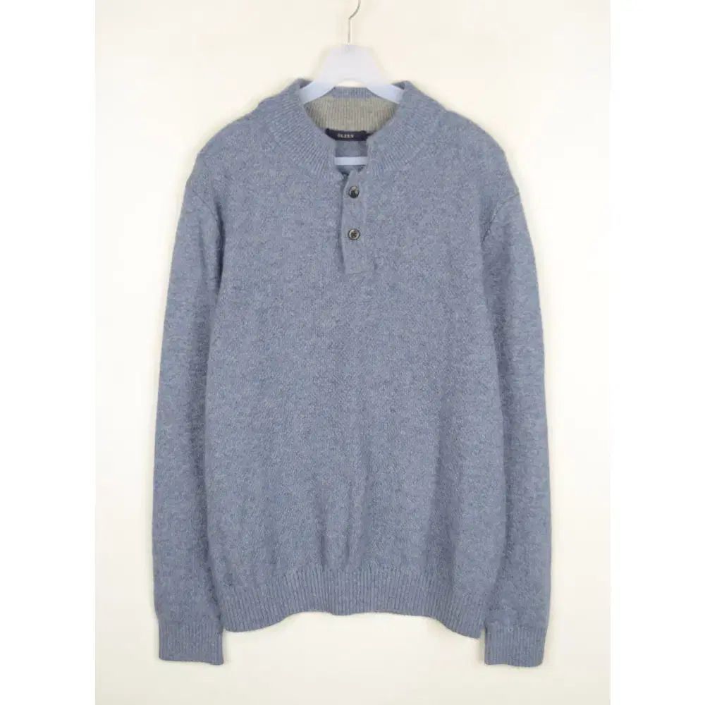 OLZEN ハイネック ニット メンズ XL ウール混 セーター NG11517