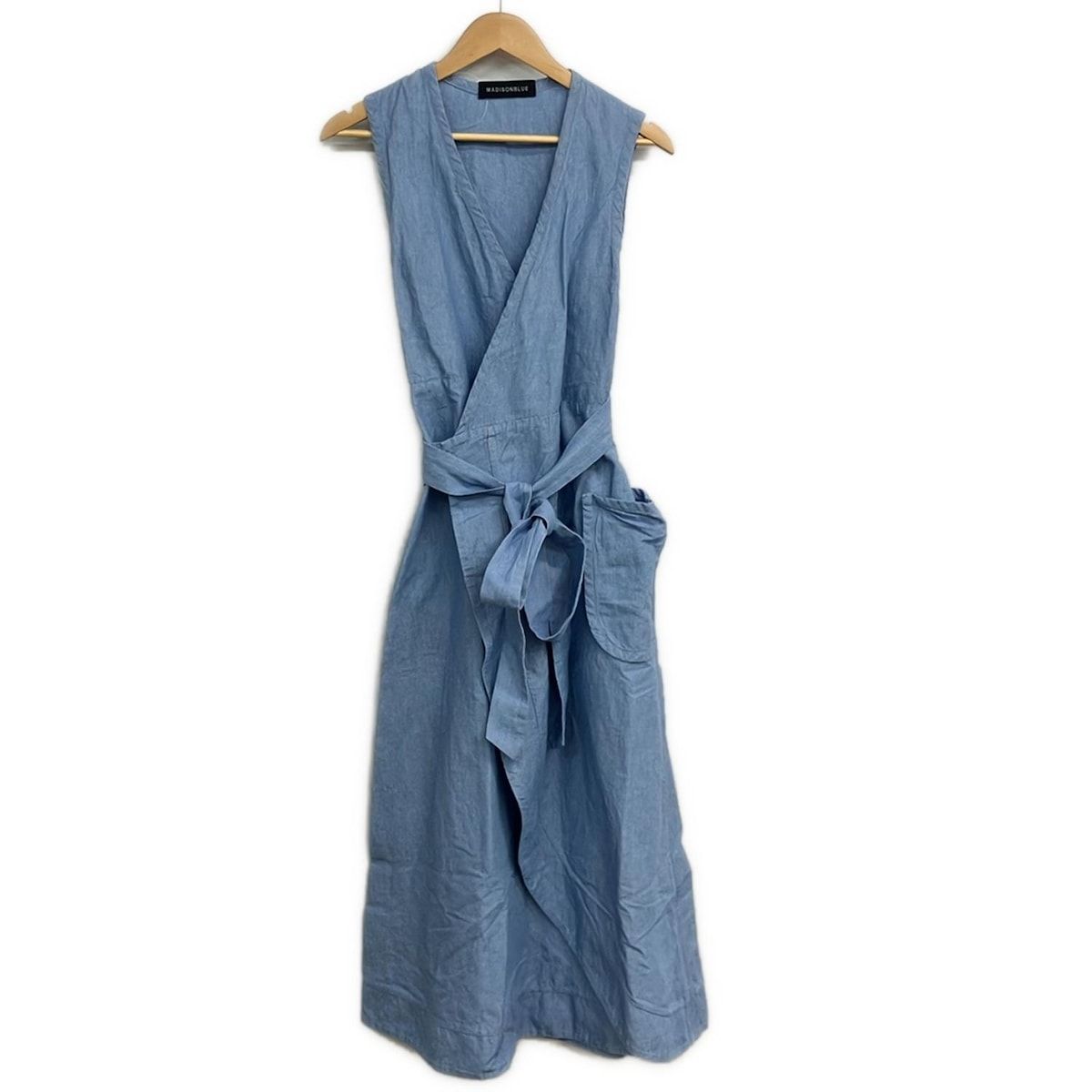 MADISON BLUE　ノースリーブワンピース　ブルー　１ MADISON BLUE(マディソンブルー) ワンピース サイズ01(S) レディース
