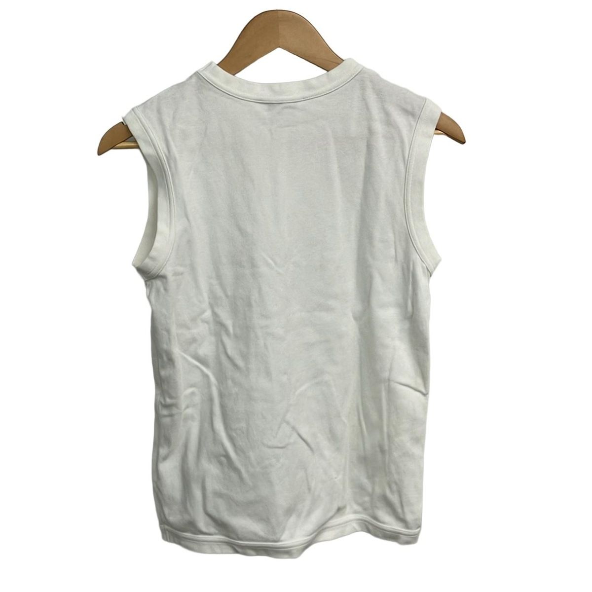 MADISON BLUE マディソンブルー ノースリーブカットソー サイズ1 S レディース - 白 クルーネック