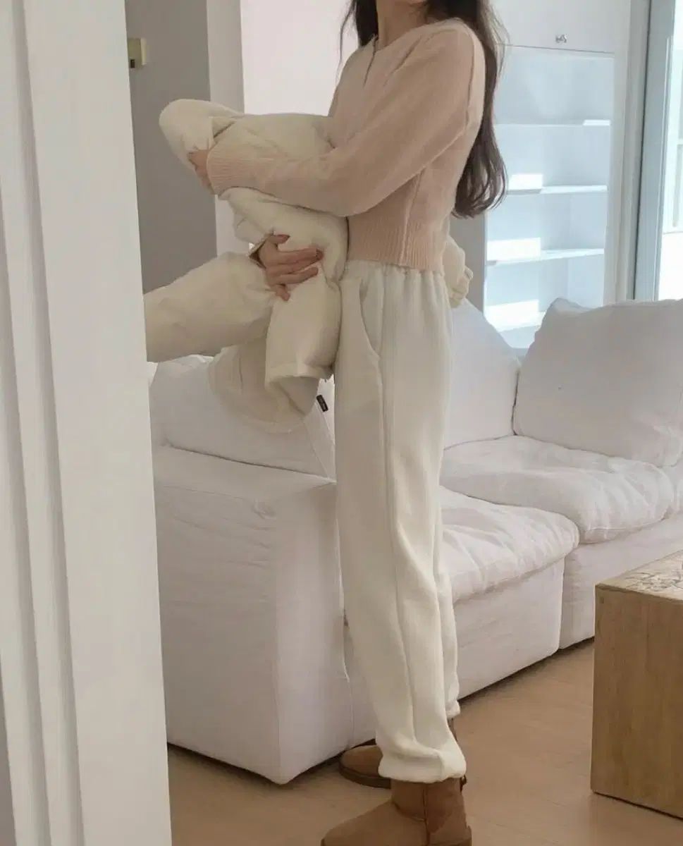 ミュレット クラウド ウール パンツ アイボリー