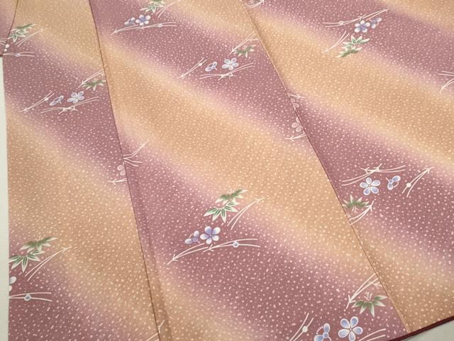  平和屋着物 七五三 女の子 ７歳 祝着 四つ身 松竹梅 暈し染め 洗える着物 ze 着物 着物ドレス 着物 浴衣 和小物