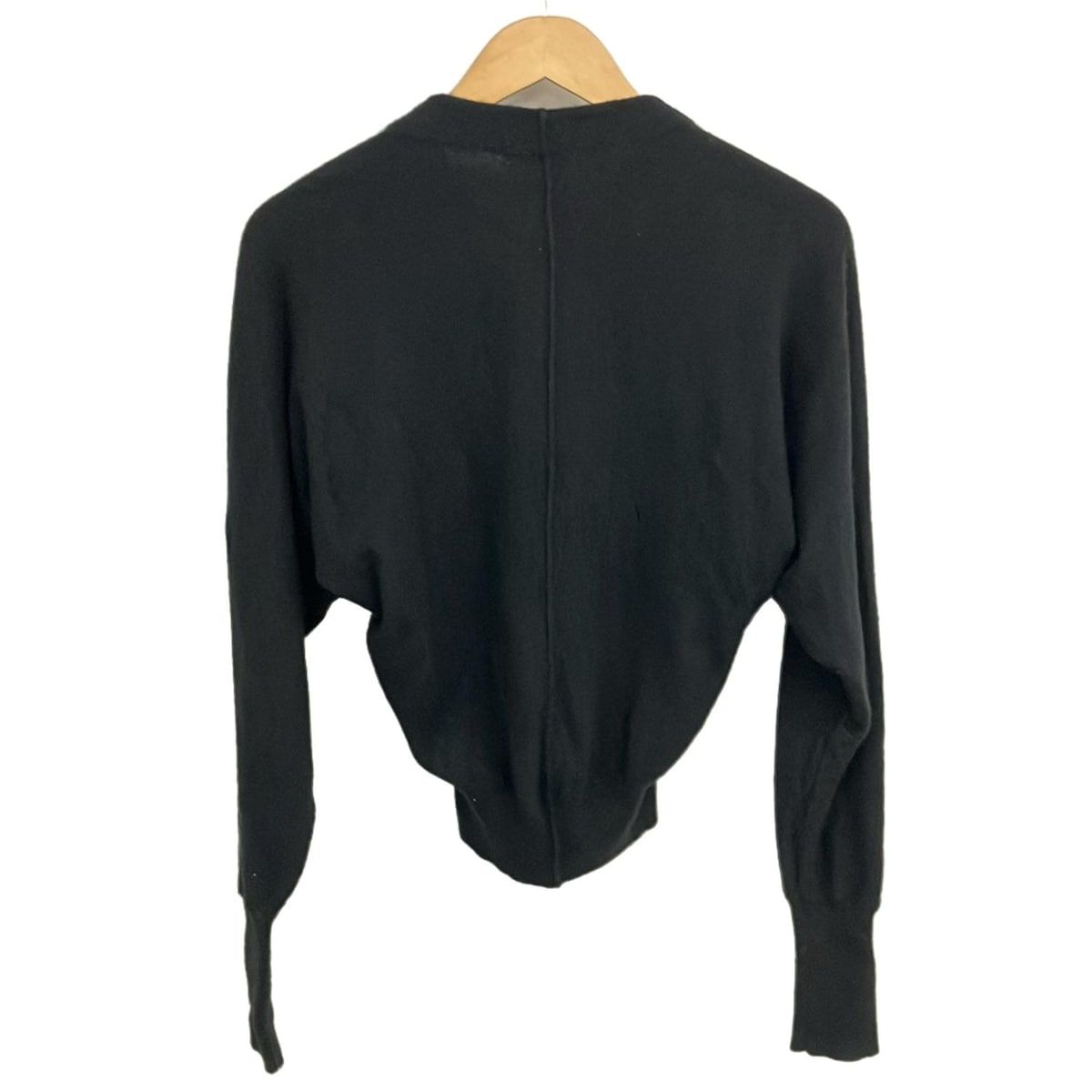 MADISON BLUE マディソンブルー カーディガン サイズ00 XS レディース - 黒 長袖 カシミヤ パール