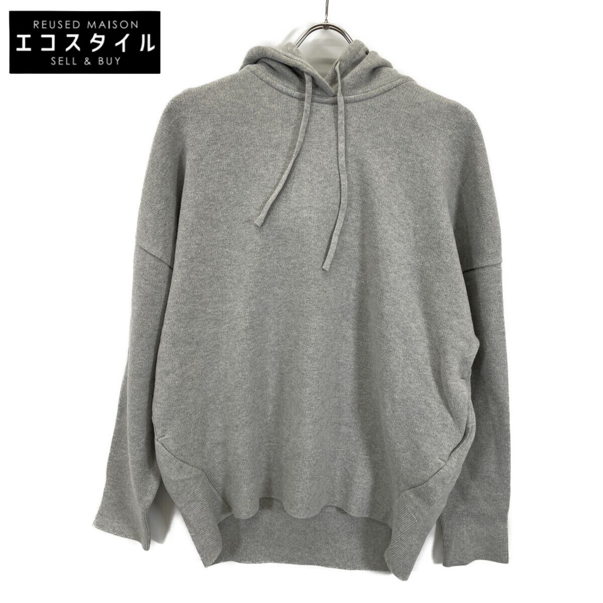 MUSE ミューズ 24 SS 24-080-500-4140-1-0 ｸﾞﾚｰ smooth TOP HOODY ﾌﾟﾙｵｰﾊﾞｰ 表記なし