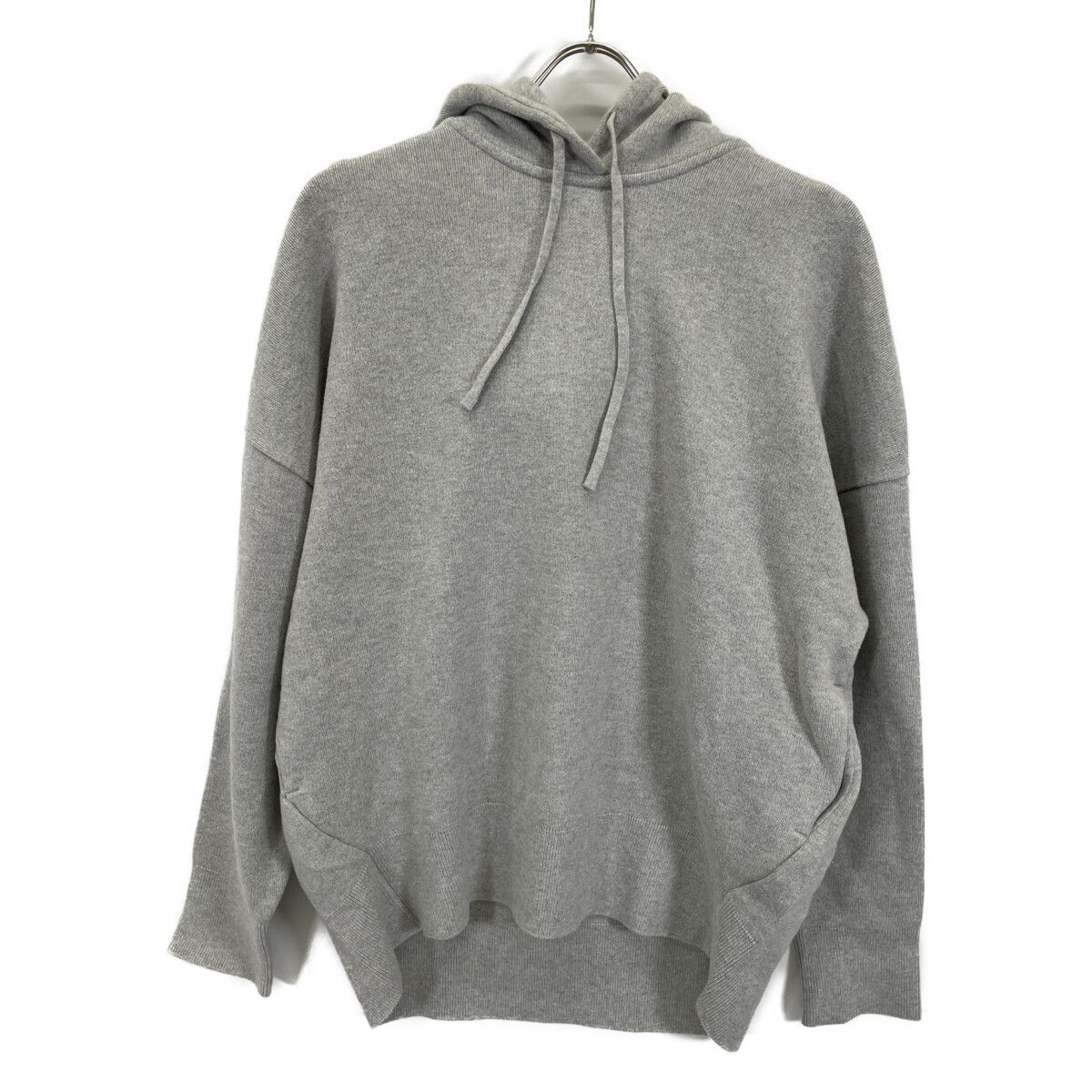 MUSE ミューズ 24 SS 24-080-500-4140-1-0 ｸﾞﾚｰ smooth TOP HOODY ﾌﾟﾙｵｰﾊﾞｰ 表記なし