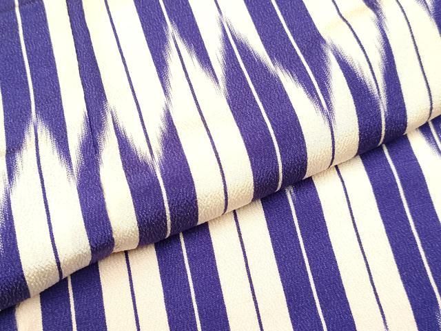 平和屋着物 七五三 女の子 ７歳 祝着 四つ身 お召地 矢羽文 ma 裾リブ 着物 着物ドレス 