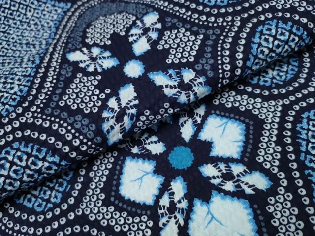  平和屋着物∴夏物 浴衣 立涌花文 ng 浴衣単品 浴衣