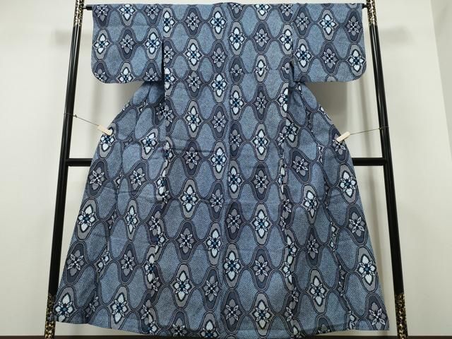 平和屋着物∴夏物 浴衣 立涌花文 ng