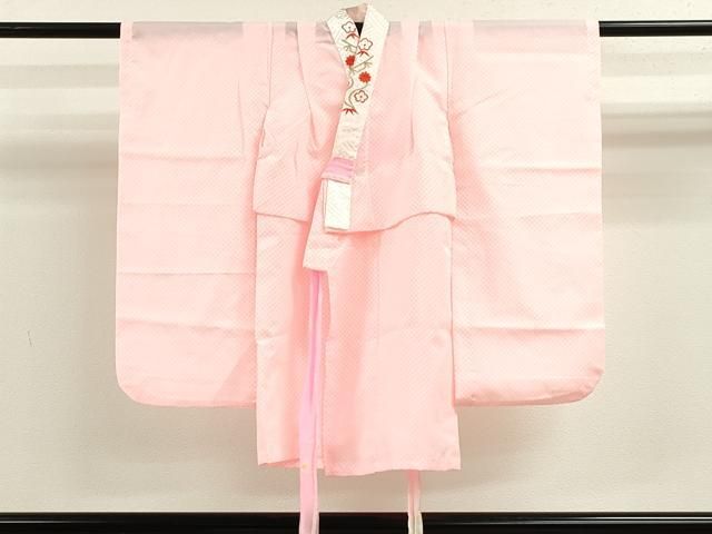  平和屋着物 七五三 女の子 ３歳 祝着 三つ身 長襦袢セット 花車鞠文 暈し染め 金彩 ze 着物 着物ドレス 着物 浴衣 和小物