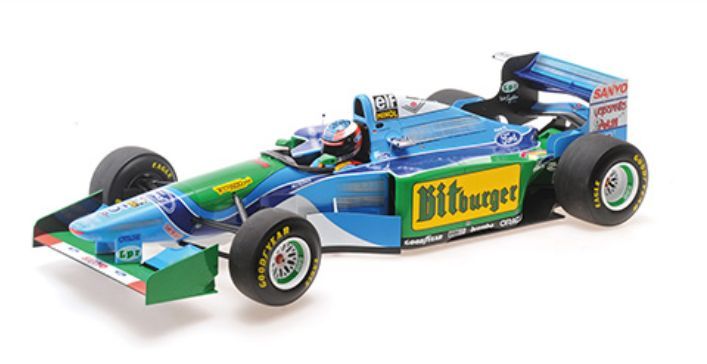 F 1 B 194 フォード N 5 世界王者 オーストラリアGP 1994 M.シューマッハ ショーケース付 12 ミニカー