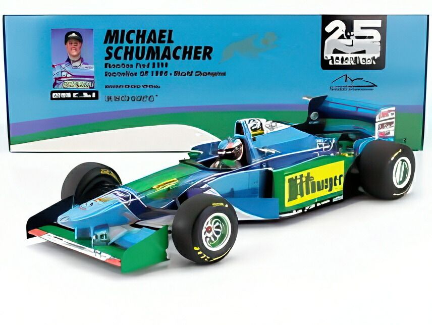 F 1 B 194 フォード N 5 世界王者 オーストラリアGP 1994 M.シューマッハ ショーケース付 12 ミニカー