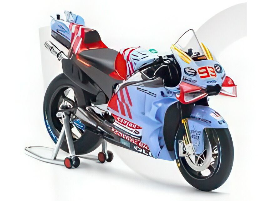 DUCATI デスモセディチ GP 23 チーム グレシーニ レーシング N 93 MotoGP シーズン 2025 マルク マルケス ライトブルー NZG 1 12 ミニカー