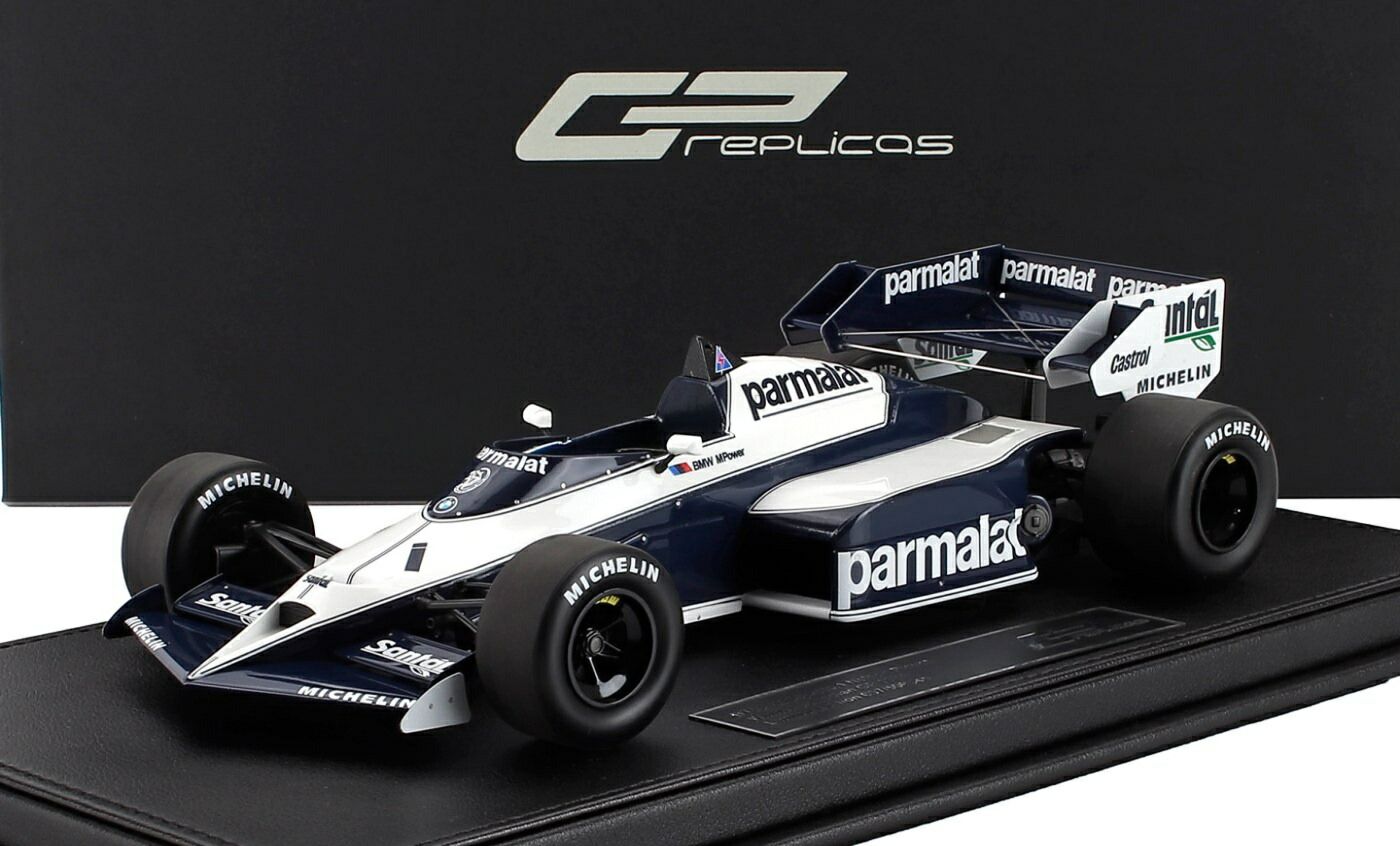 BRABHAM F 1 BT 53 パルマラット カナダGP優勝 1984 ネルソン ピケ ホワイト ブルー GP Replicas 18 ミニカー