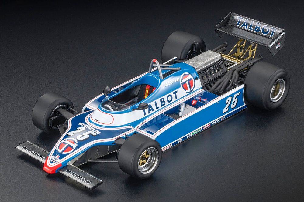 LIGIER F 1 JS 17 25 デトロイトUSA GP 2位 1982 エディ チーバー ライトブルー Replicas 18 ミニカー
