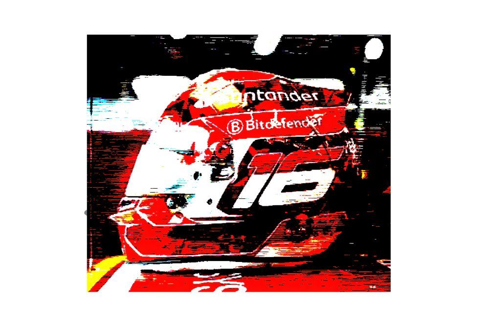 BELL HELMET ヘルメット F 1 シャルル ルクレール TEAM フェラーリ HP N 16 シンガポールGP 2025 レッド 5 ミニカー