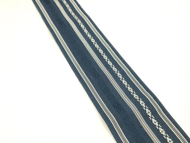 平和屋着物 夏物 本場筑前博多織 男性 角帯 紗献上 正絹 cm