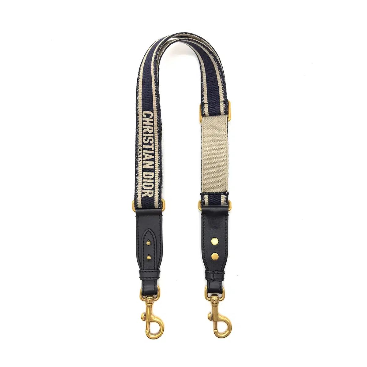 ディオール 長さ調節 リング ショルダーストラップ オブリーク ブルー