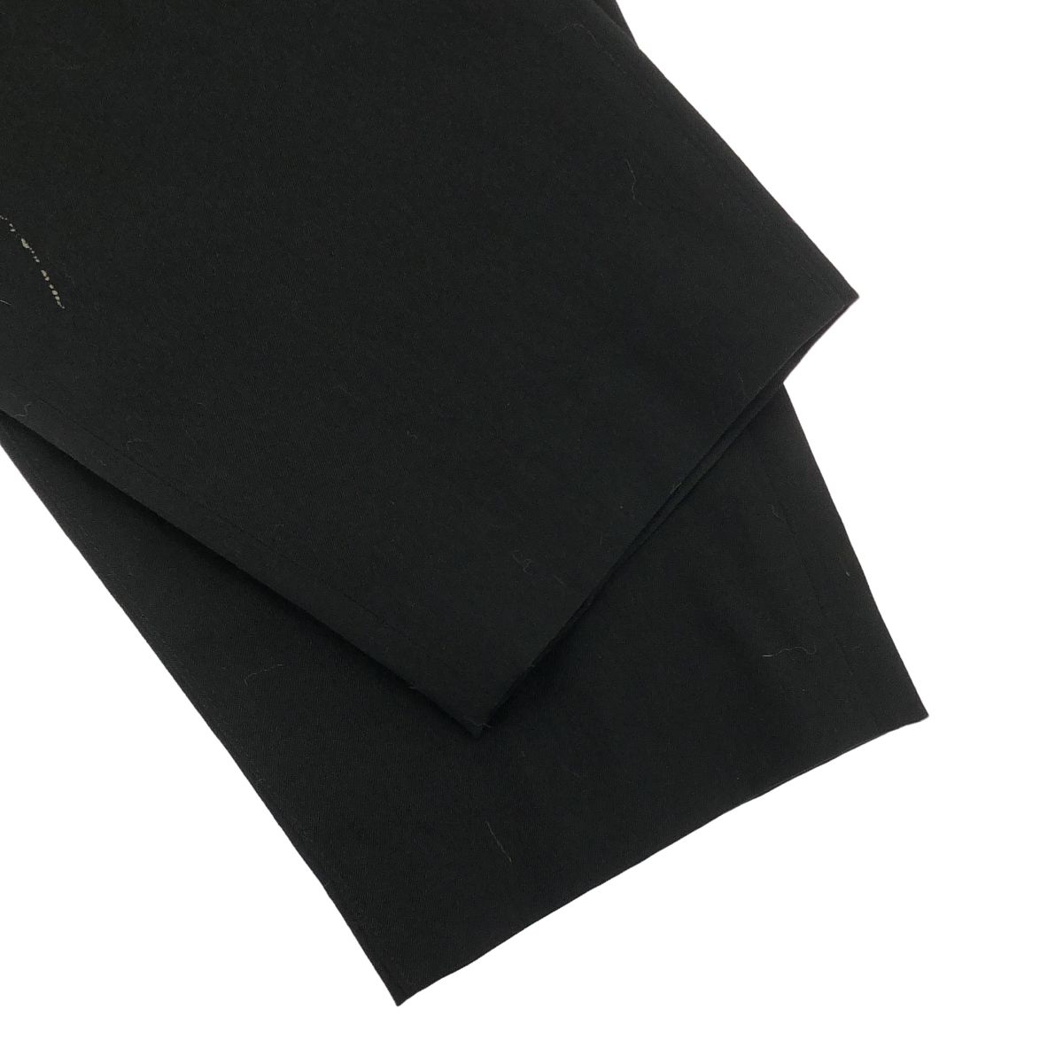 BLACK Scandal Yohji Yamamoto ブラックスキャンダルヨウジヤマモト 18AW スパイダーウェブウールスラックスパンツ HV-P51-191 ブラック 2 BLACK Scandal Yohji Yamamoto ブラックスキャンダルヨウジヤマモト