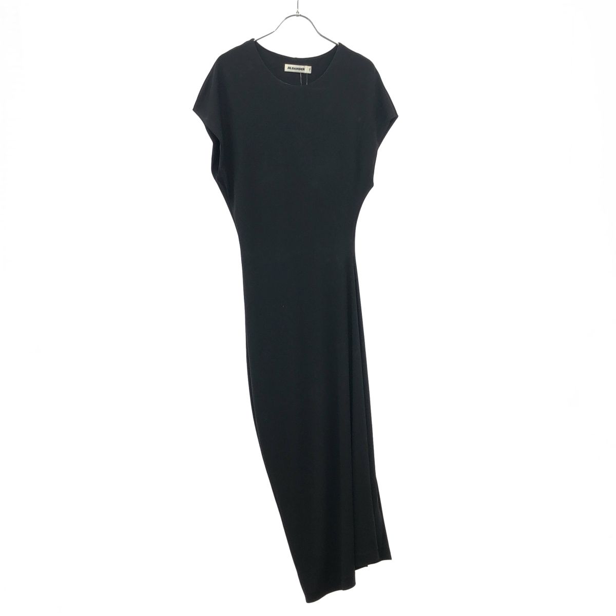 JIL SANDER ジルサンダー 18 AW ノースリーブレーヨンドレスワンピース ブラック 36