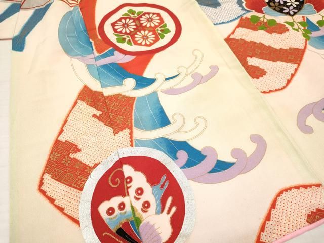 立波花蝶丸文 暈し染め