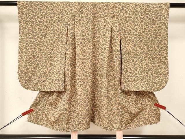 平和屋着物 七五三 女の子 ３歳 祝着 三つ身 洋花文 ma