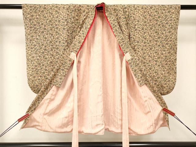 平和屋着物 七五三 女の子 ３歳 祝着 三つ身 洋花文 ma