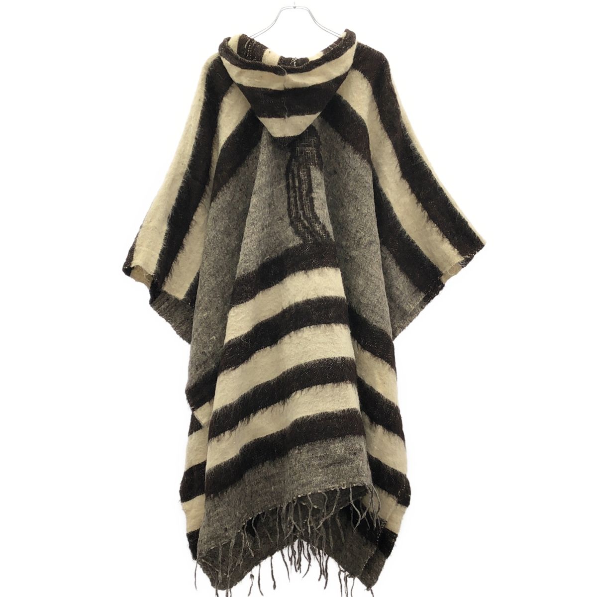 KAPITAL キャピタル ノルディックウールポンチョ ブラウン系 - メルカリ